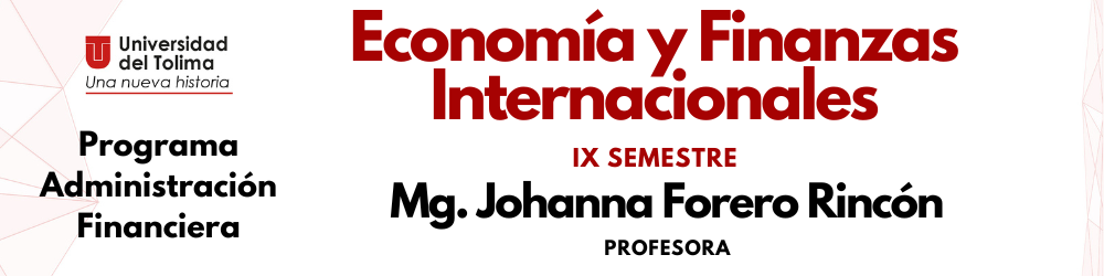 ECONOMÍA Y FINANZAS INTERNACIONALES - Grupo 1