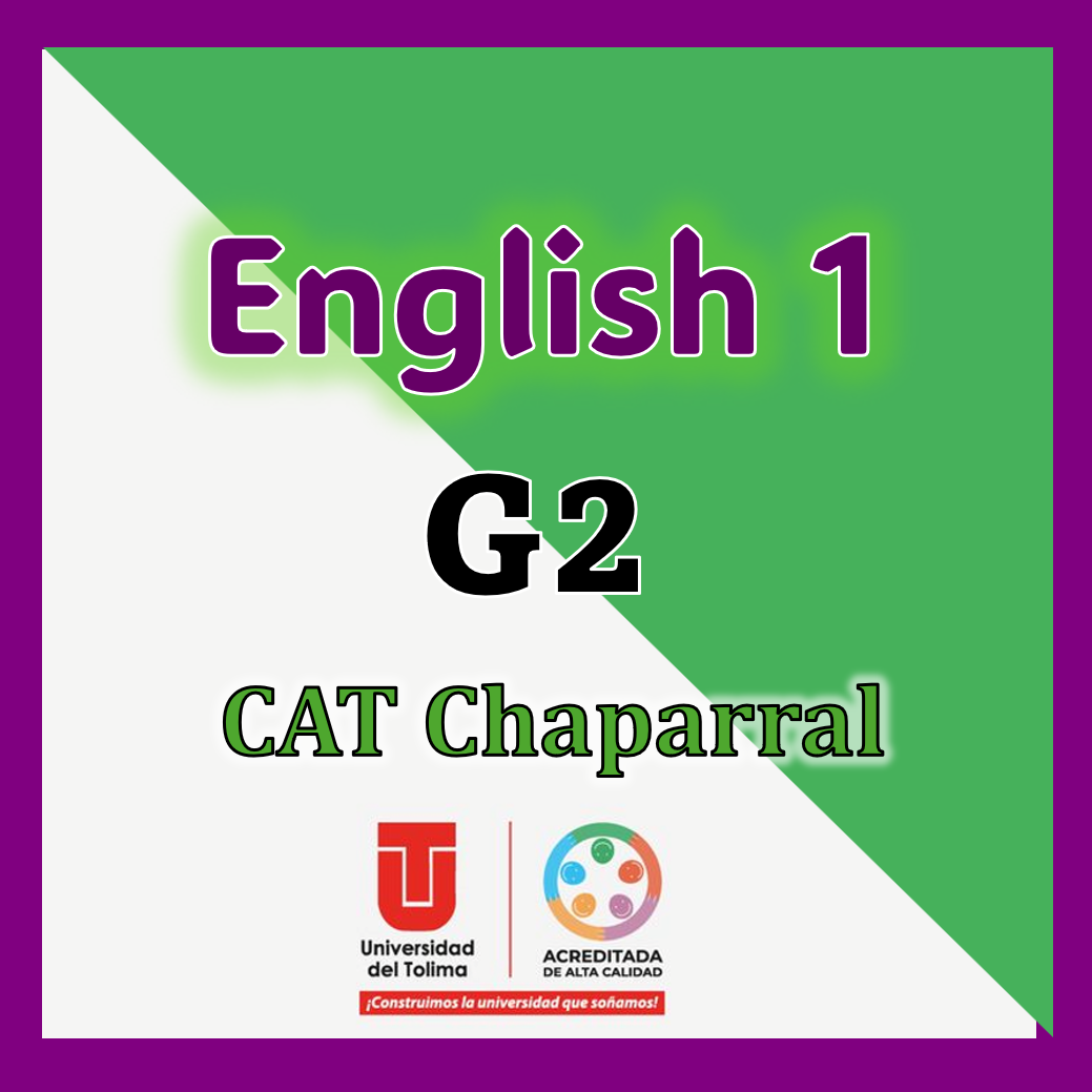 INGLÉS I - Grupo 2