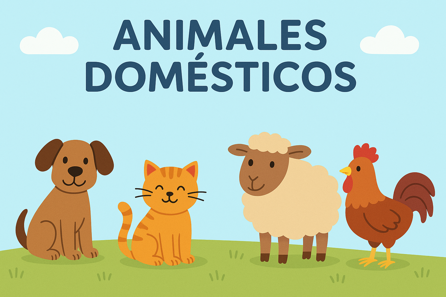 RECONOCIENDO LOS ANIMALES DOMÉSTICOS