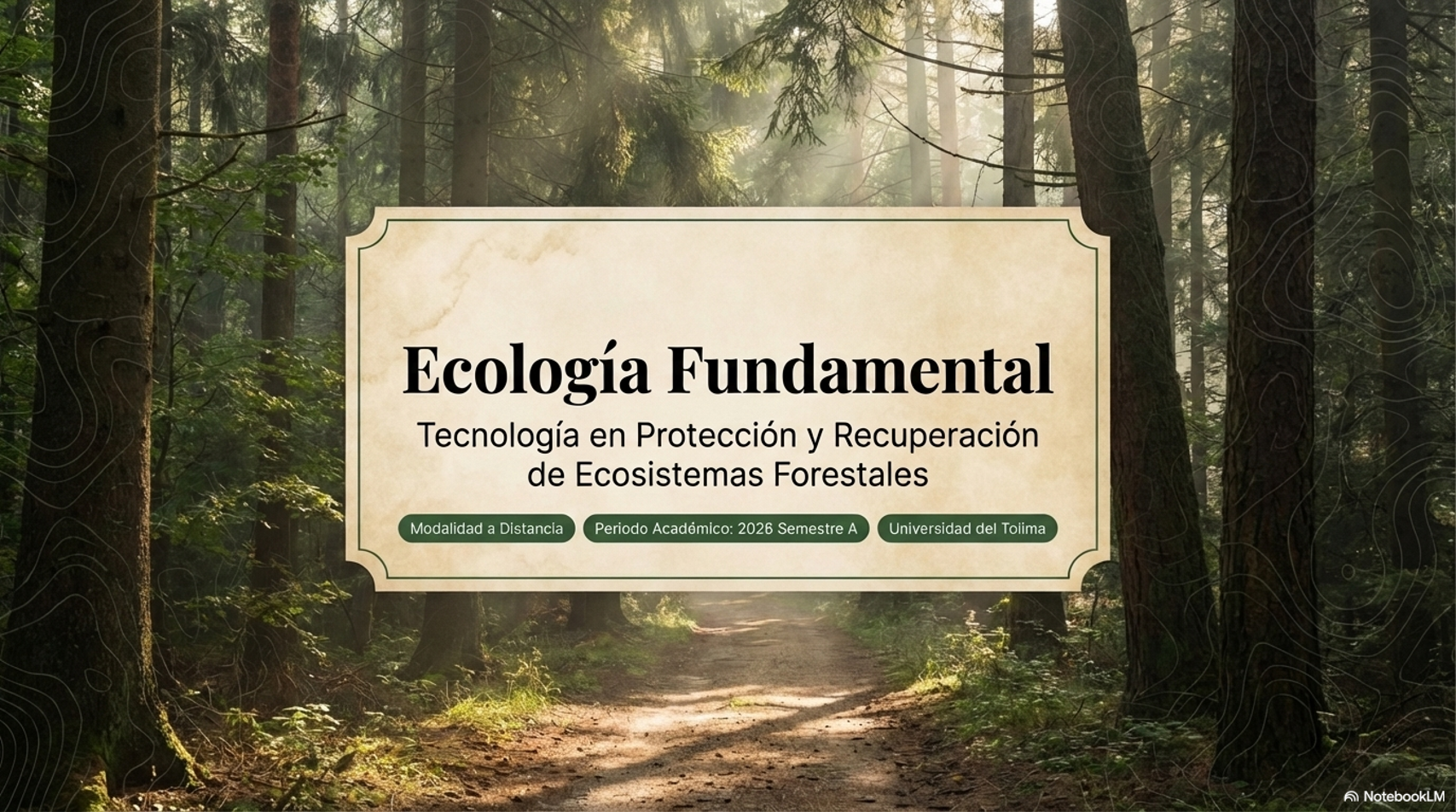 ECOLOGIA FUNDAMENTAL - GRUPO 1
