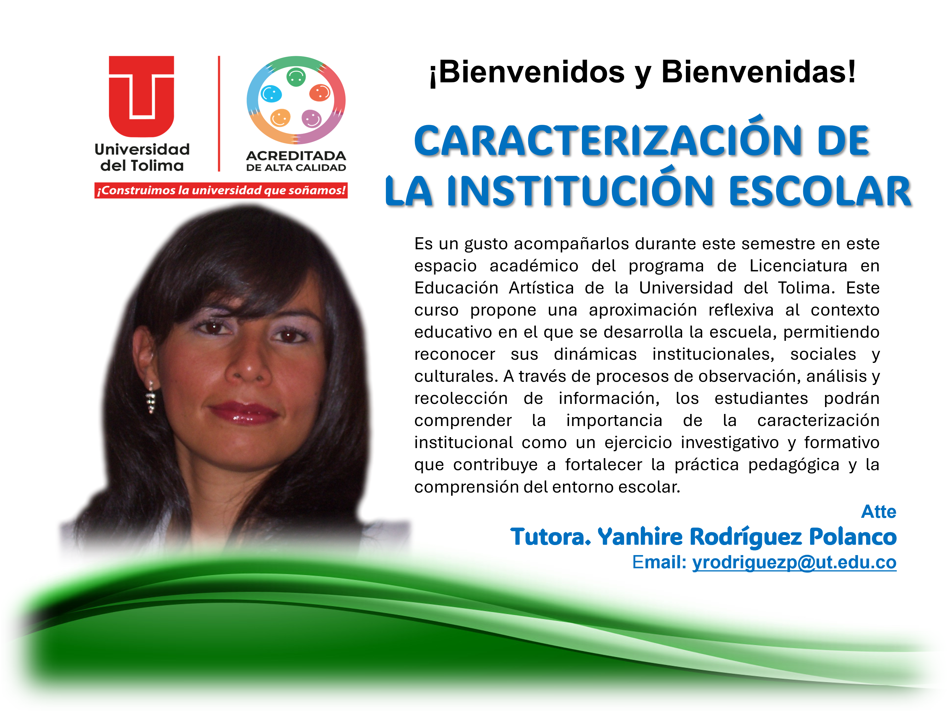 CARACTERIZACIÓN DE LA INSTITUCIÓN ESCOLAR - GRUPO 2