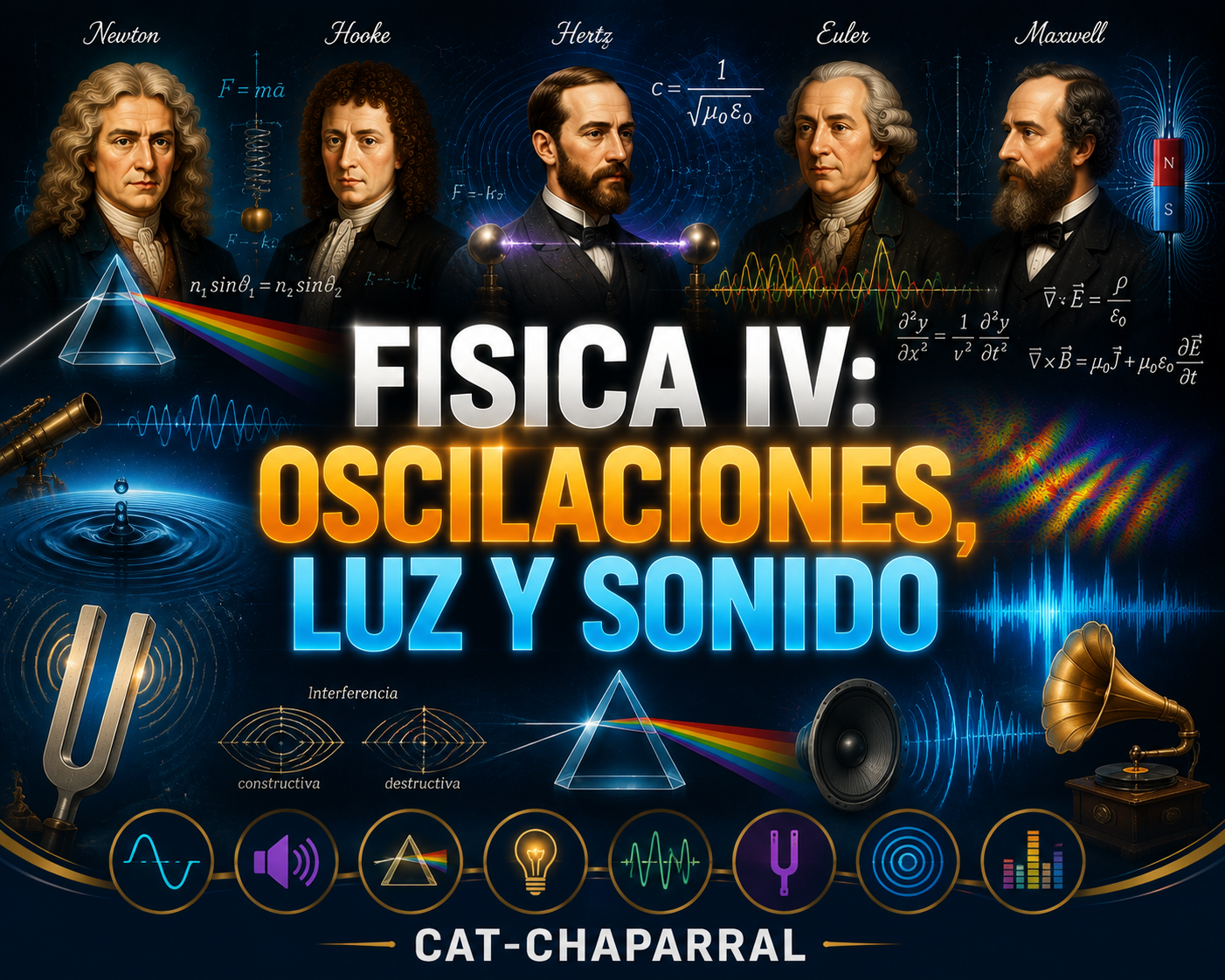 FÍSICA IV OSCILACIONES Y ONDAS LUZ Y OPTICA - GRUPO 1