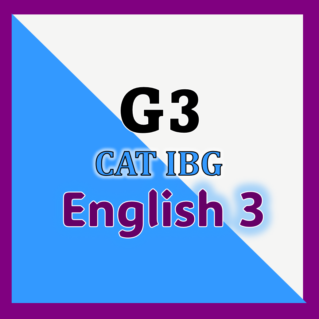 INGLÉS III - GRUPO 3