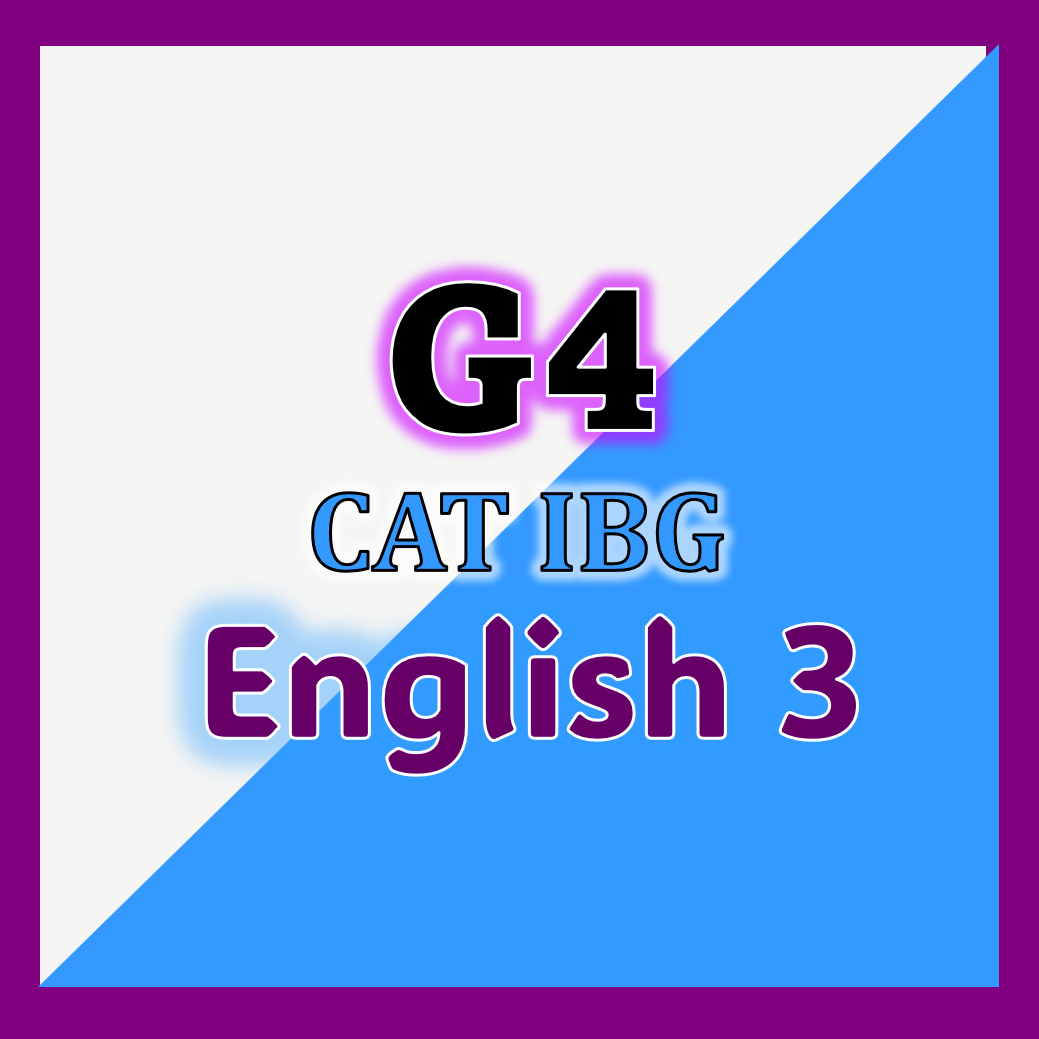 INGLÉS III - GRUPO 4